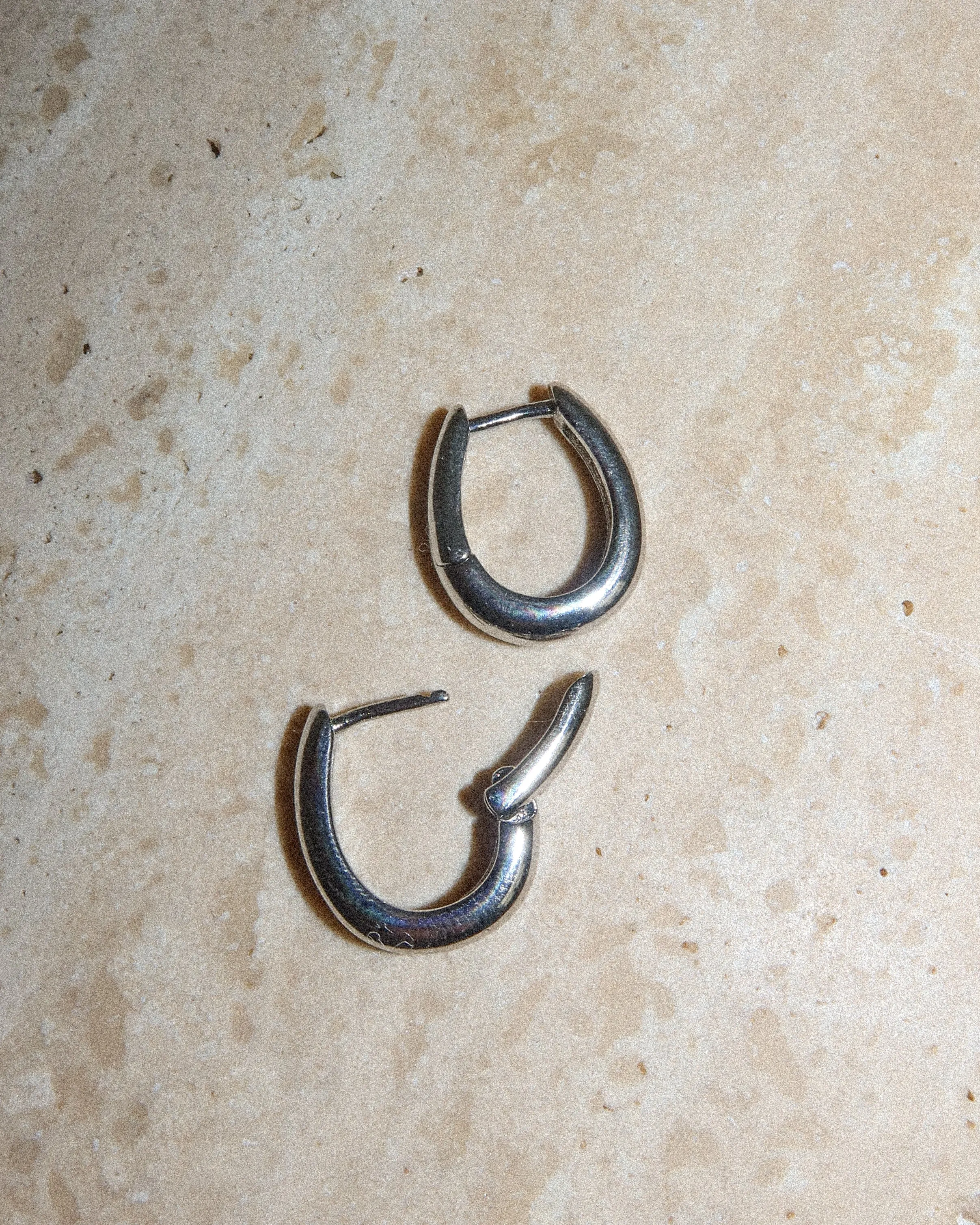 Mini Carmella Huggies (15mm)- Silver sold by Luv Aj product image thumbnail 5