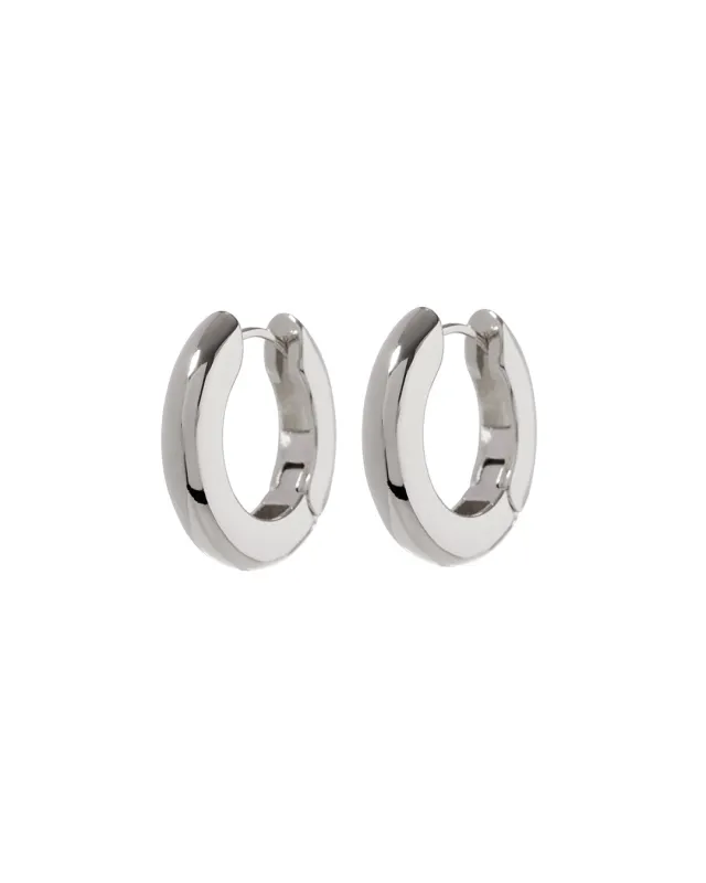 Carmella Huggies (20mm)- Silver sold by Luv Aj