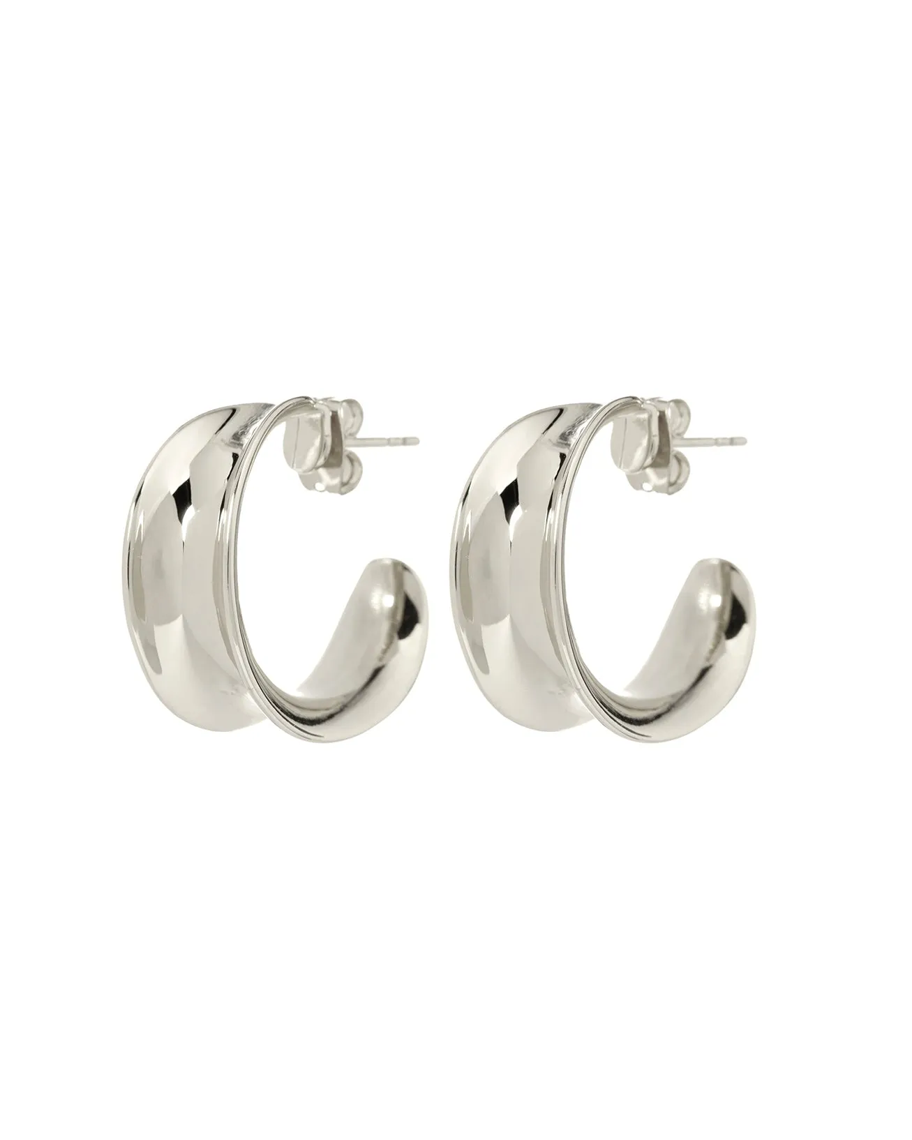 Margot Hoops- Silver sold by Luv Aj