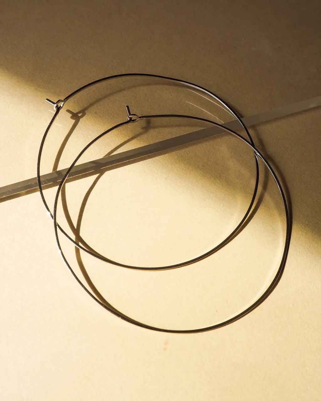 Capri Wire Hoops - Silver sold by Luv Aj product image thumbnail 3