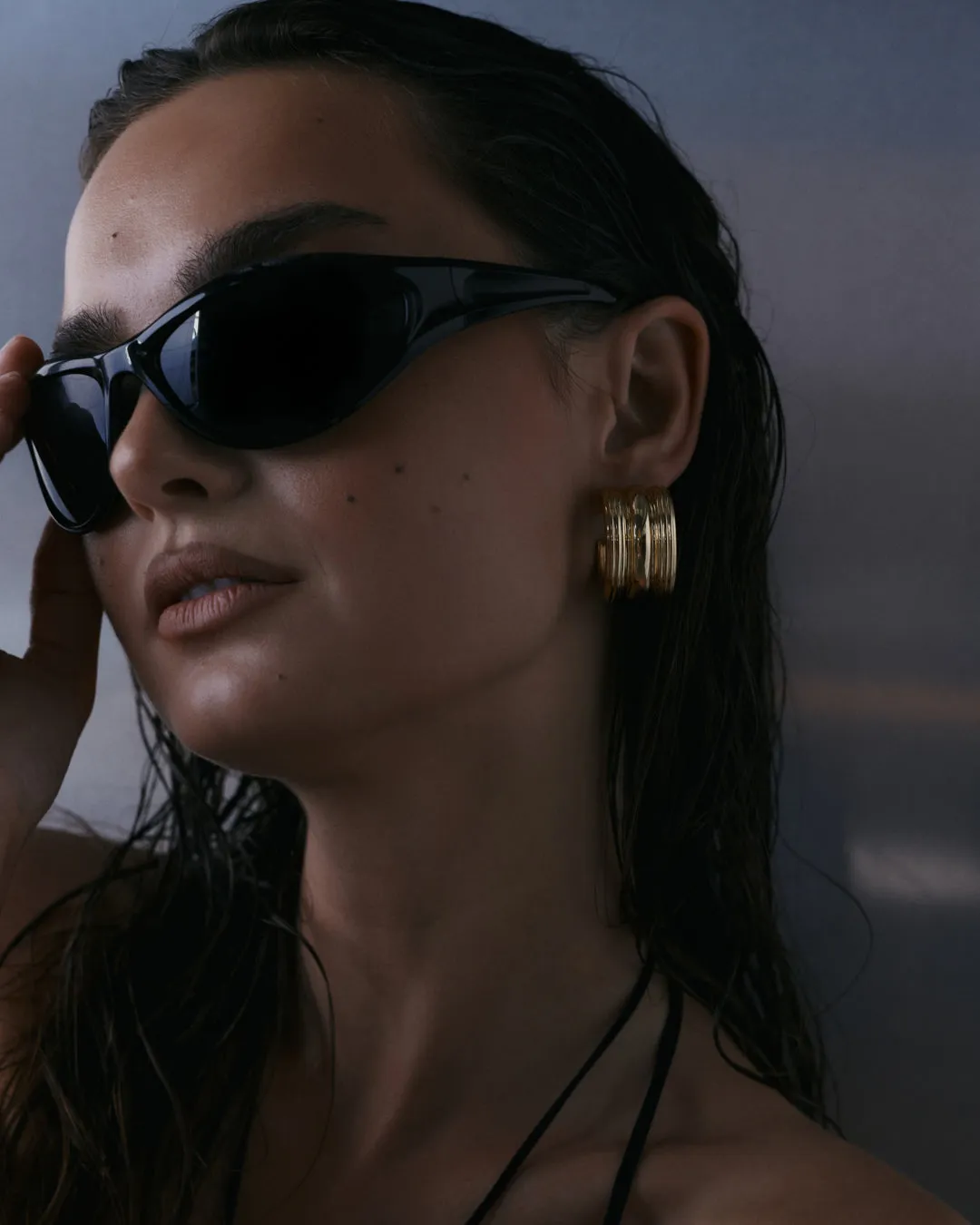 The Canyon Hoops-Gold sold by Luv Aj product image thumbnail 2