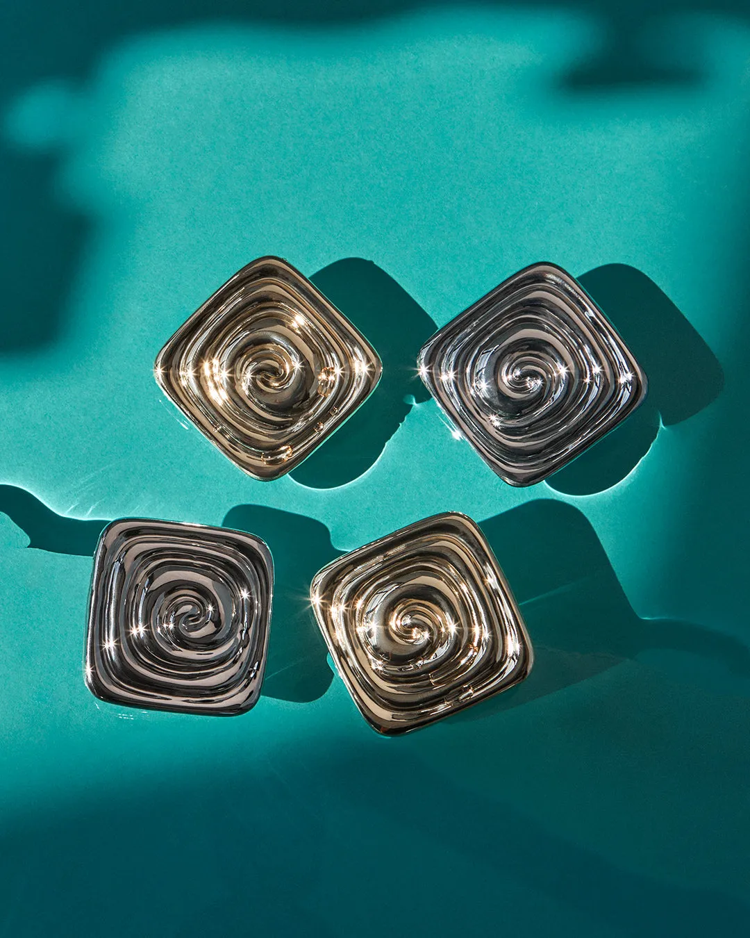 The Seychelles Studs- Gold sold by Luv Aj product image thumbnail 3