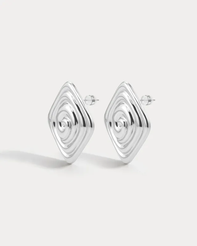 The Seychelles Studs- Silver made by Luv Aj