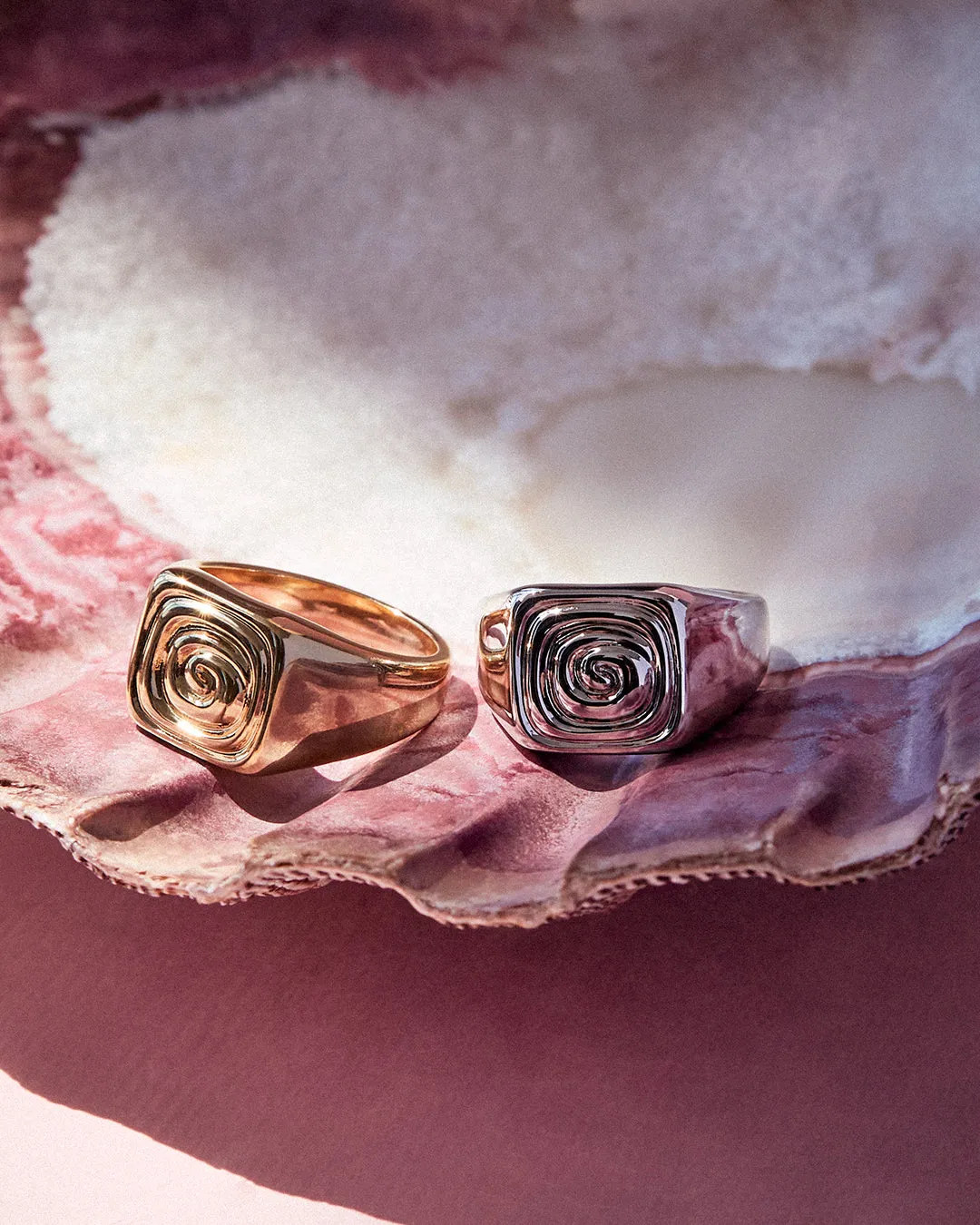 The Seychelles Signet Ring- Gold sold by Luv Aj product image thumbnail 2