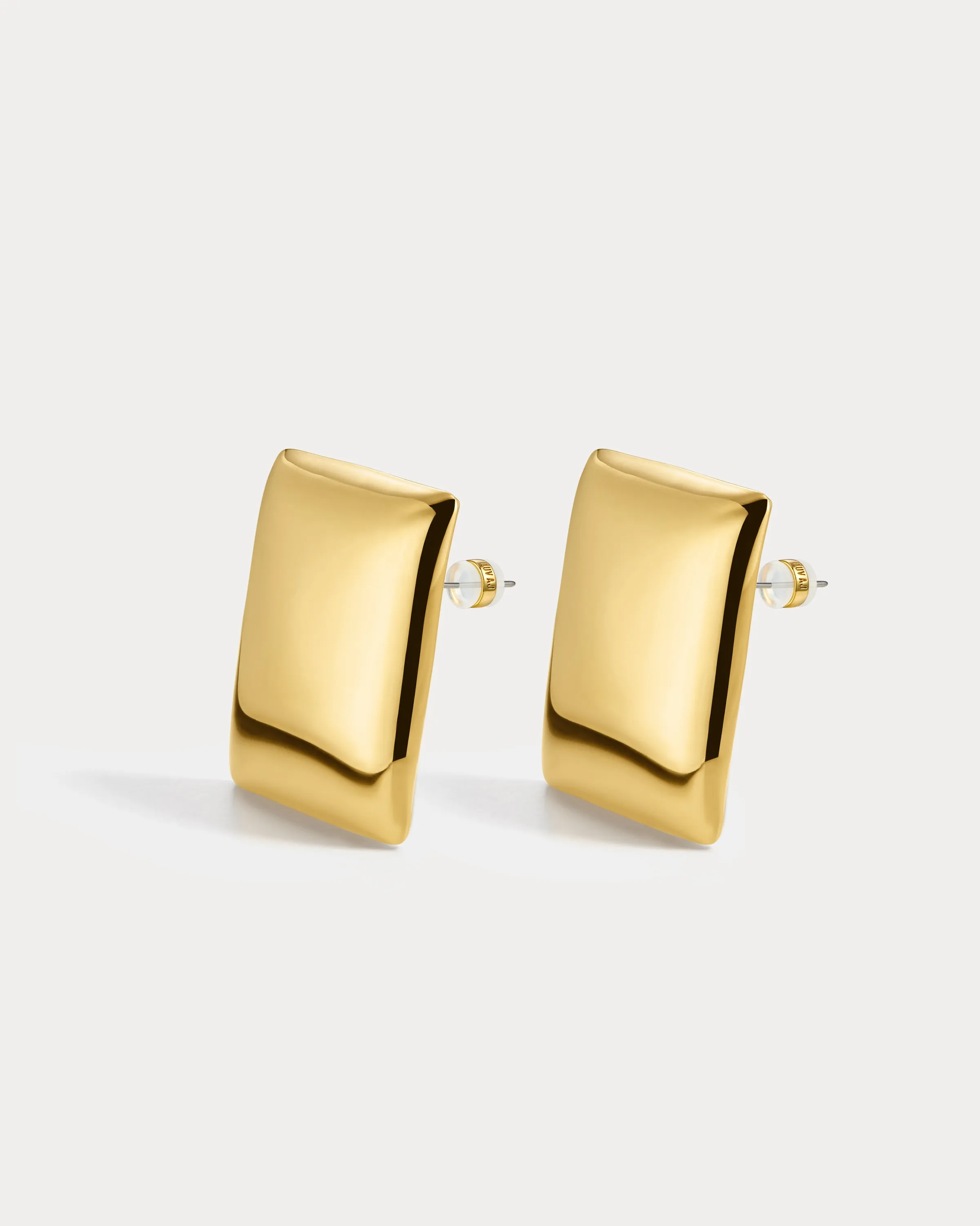The Biarritz Studs- Gold sold by Luv Aj