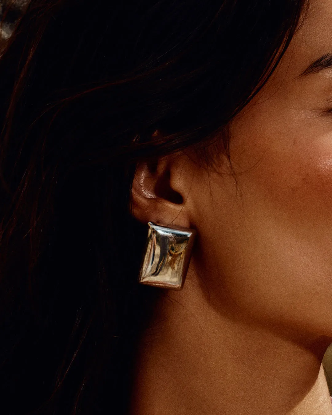 The Biarritz Studs- Gold sold by Luv Aj product image thumbnail 3