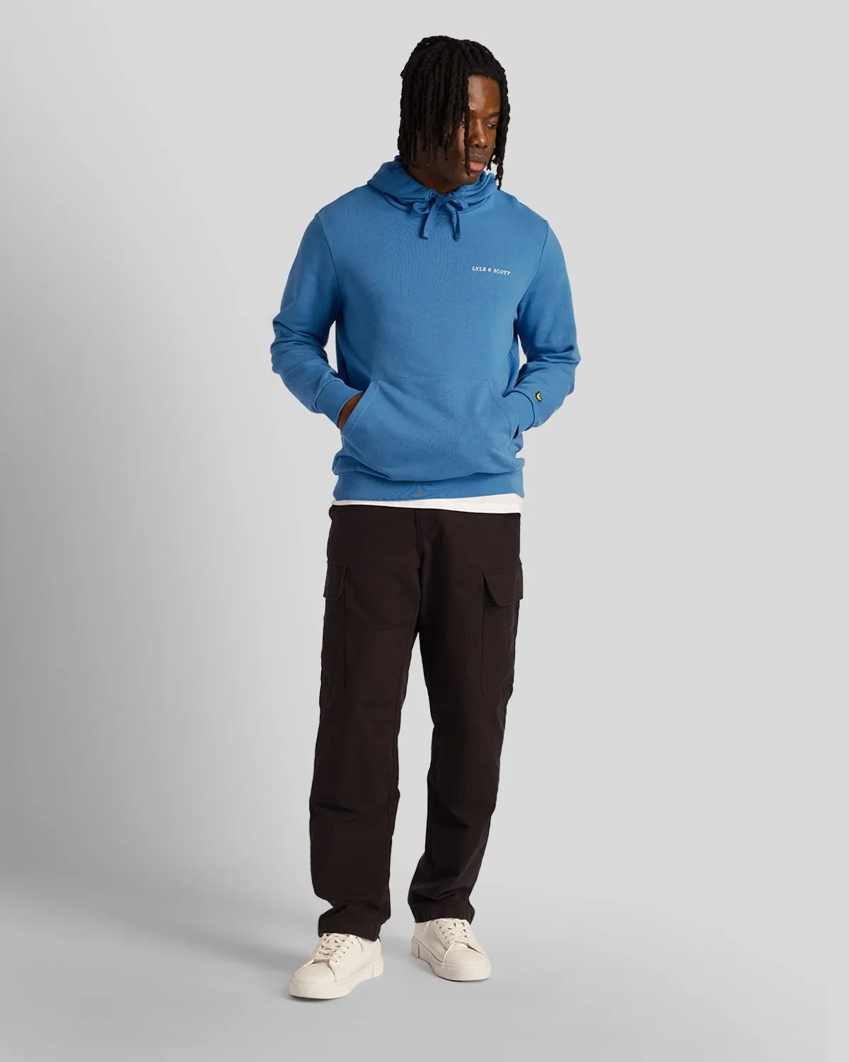 Loopback Embroidered Hoodie sold by Lyle & Scott product image thumbnail 2
