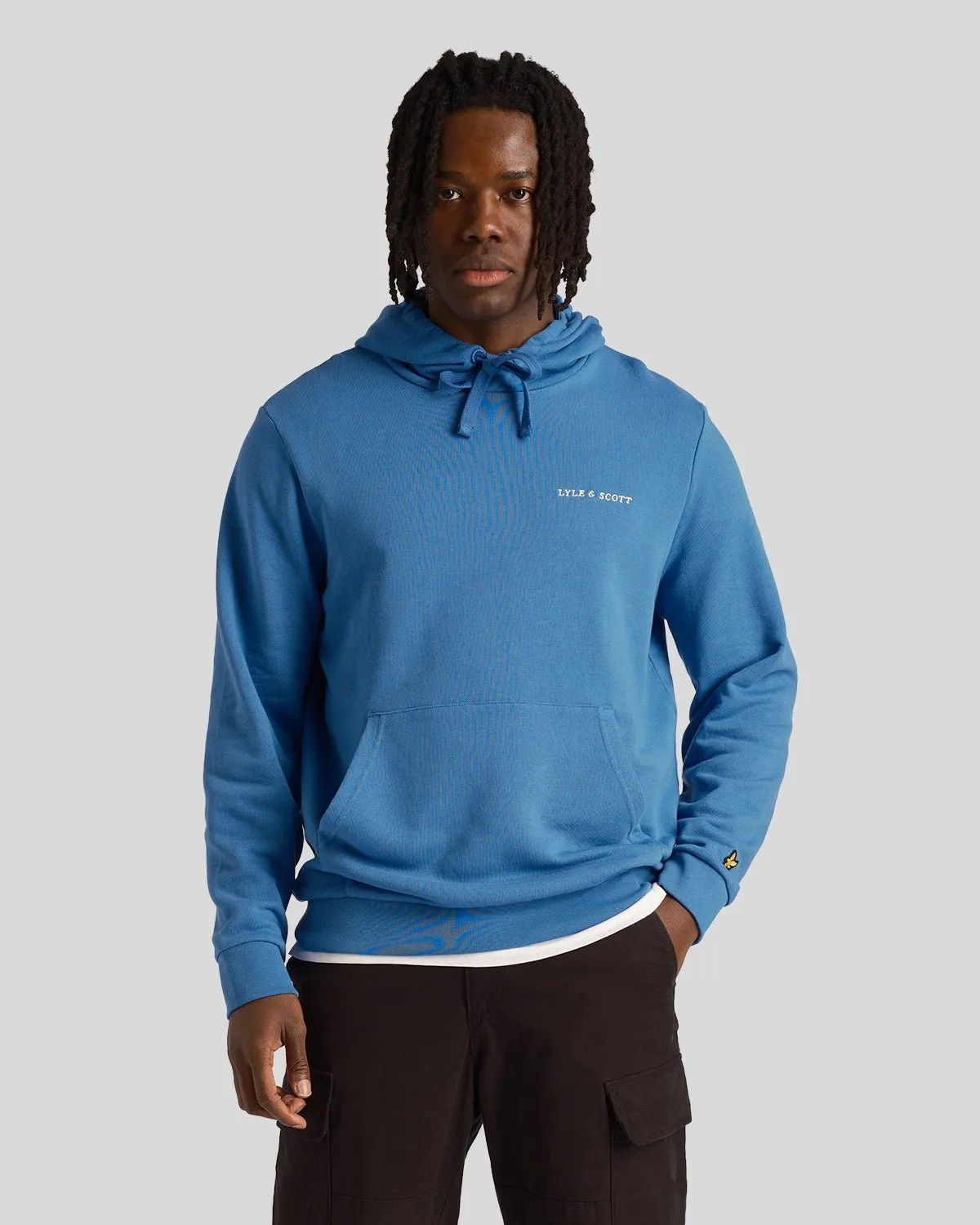 Loopback Embroidered Hoodie sold by Lyle & Scott