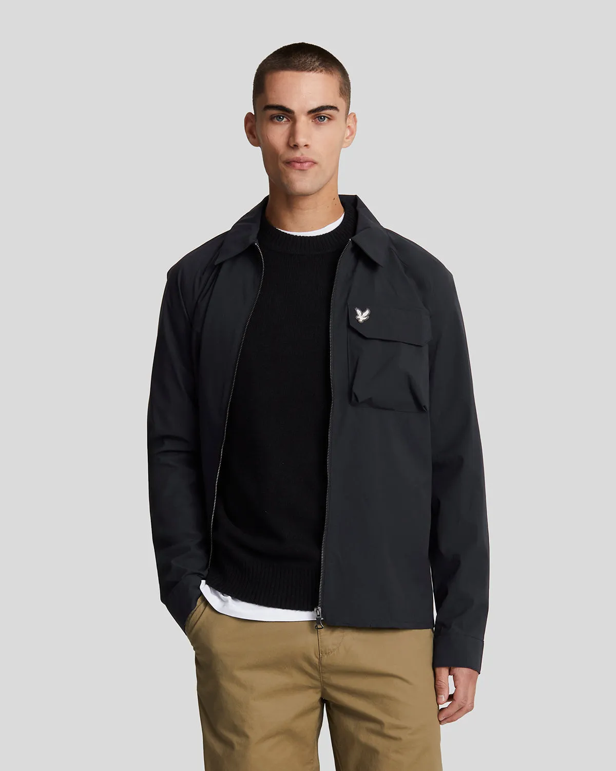 Pocketed Softshell Overshirt sold by Lyle & Scott