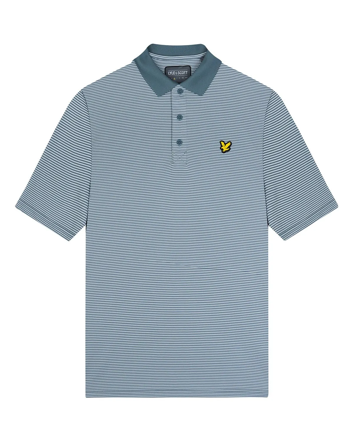 Golf Microstripe Polo Shirt sold by Lyle & Scott product image thumbnail 5