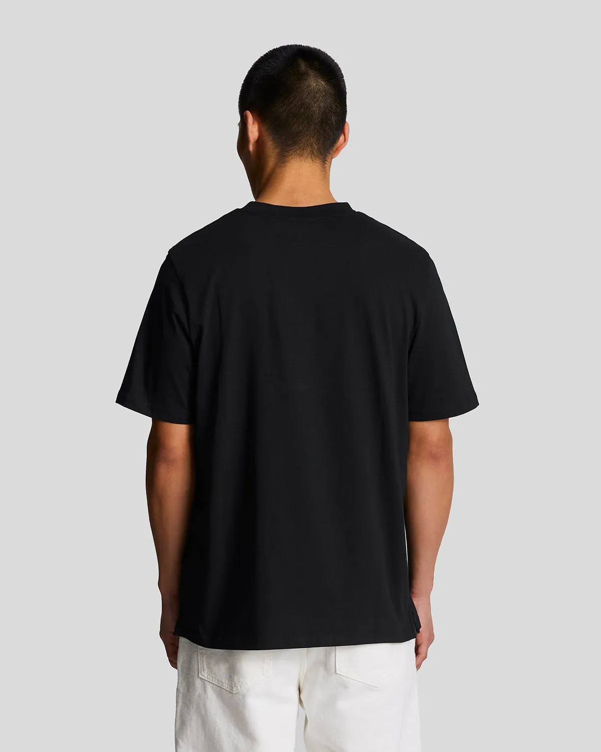 Oversized Cotton Crew Neck T-Shirt sold by Lyle & Scott product image thumbnail 3