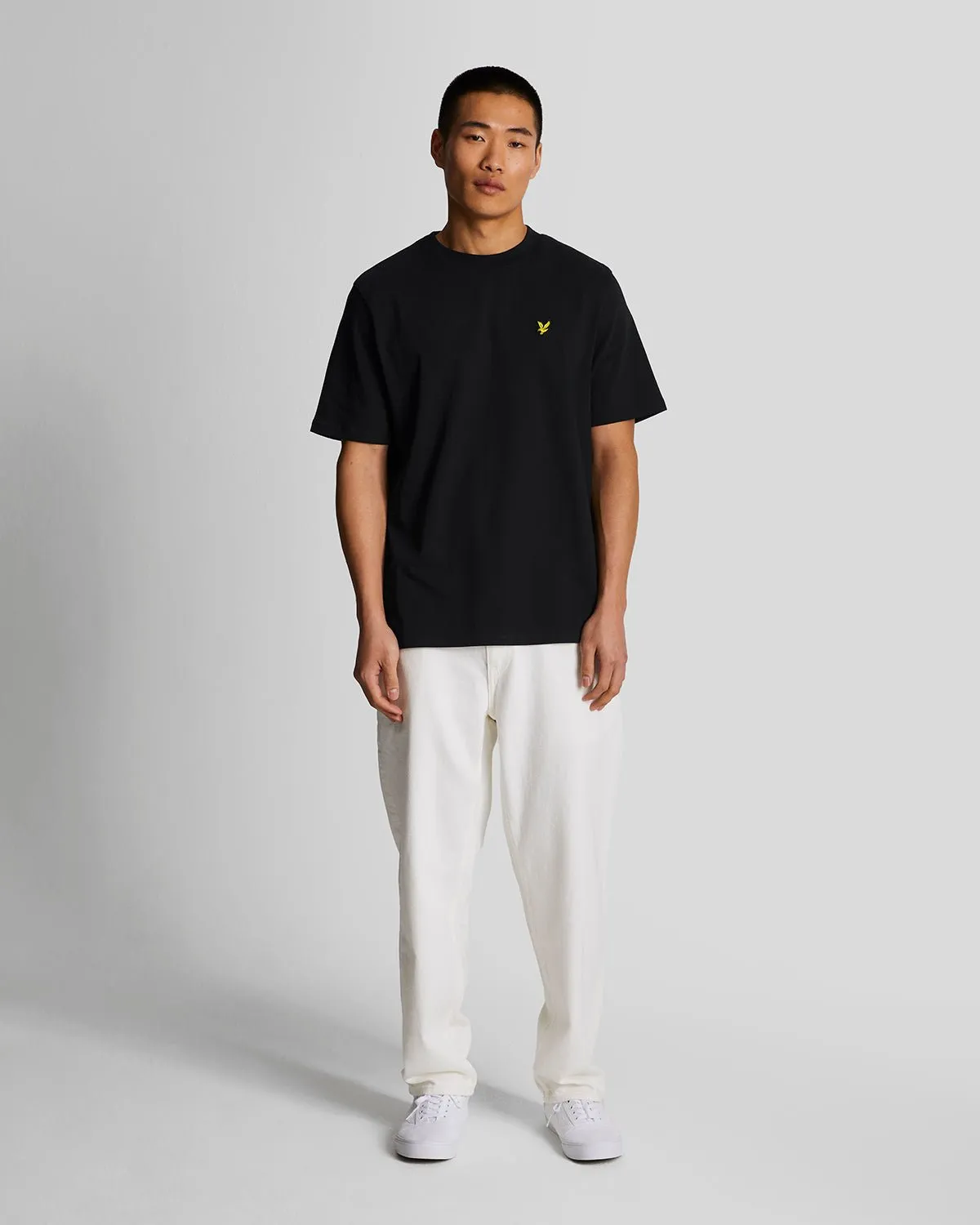 Oversized Cotton Crew Neck T-Shirt sold by Lyle & Scott product image thumbnail 2
