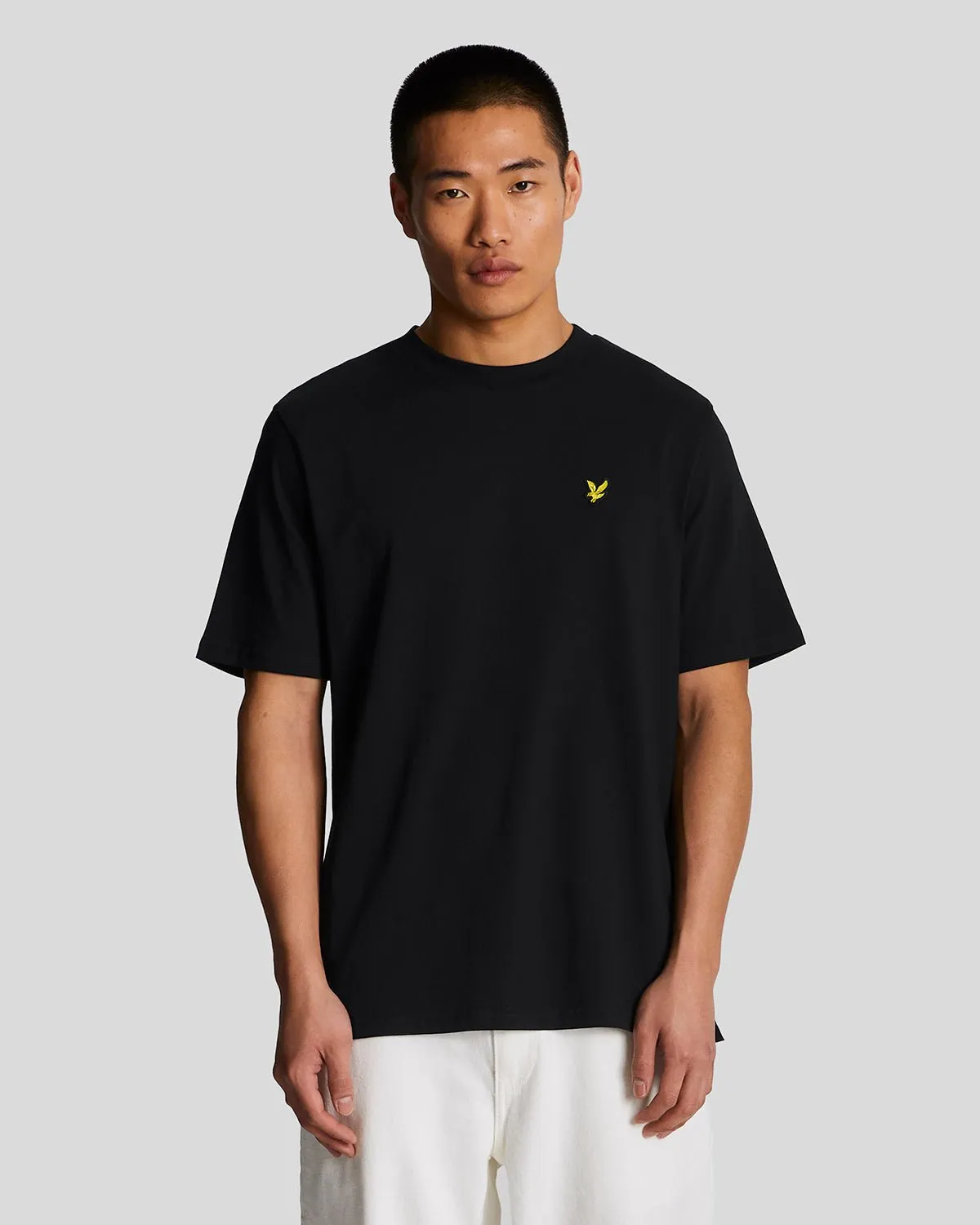 Oversized Cotton Crew Neck T-Shirt sold by Lyle & Scott