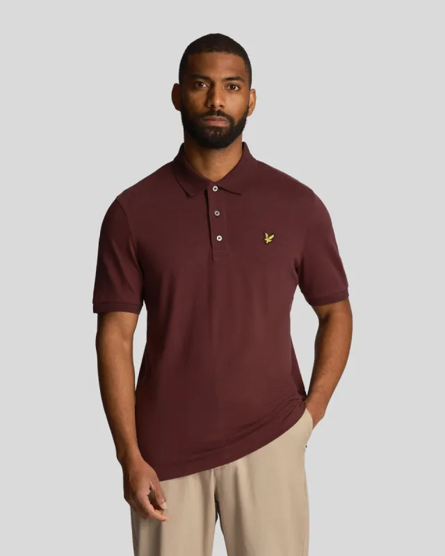 Slub Polo Shirt sold by Lyle & Scott