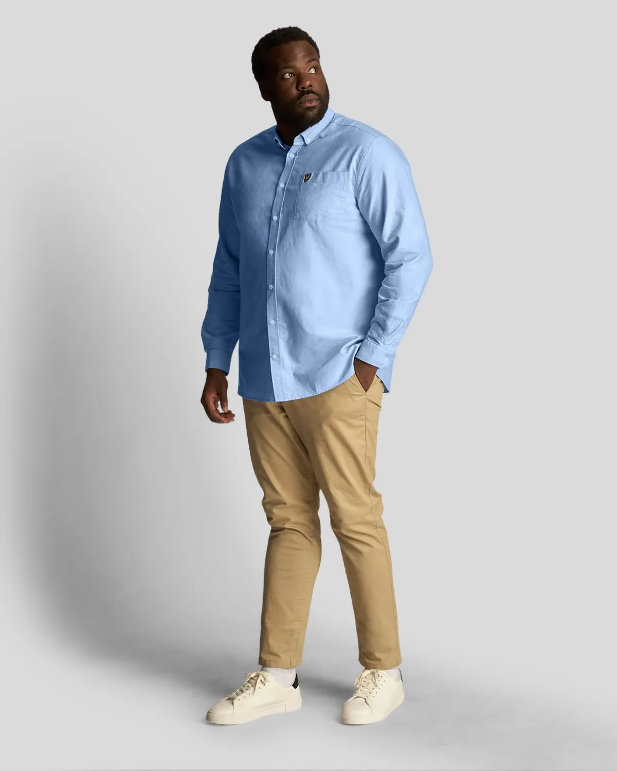 Light Weight Oxford Shirt Plus sold by Lyle & Scott product image thumbnail 2