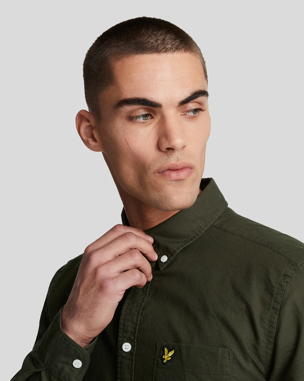 Cotton Button Down Oxford Shirt sold by Lyle & Scott product image thumbnail 4