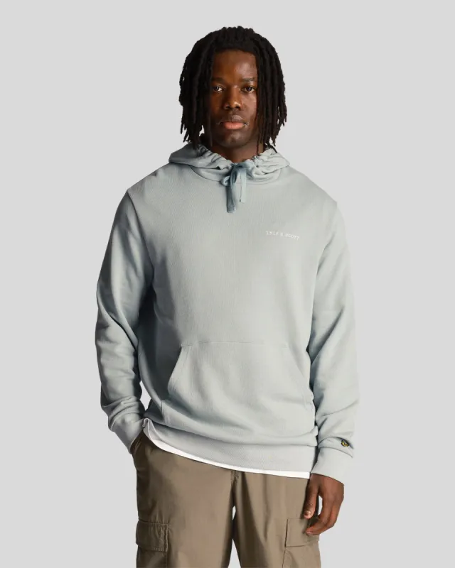 Loopback Embroidered Hoodie sold by Lyle & Scott