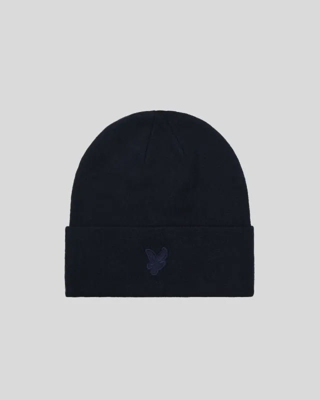Tonal Eagle Beanie sold by Lyle & Scott