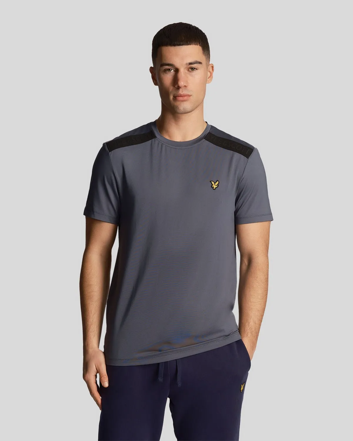 Sports Shoulder Branded T-Shirt sold by Lyle & Scott