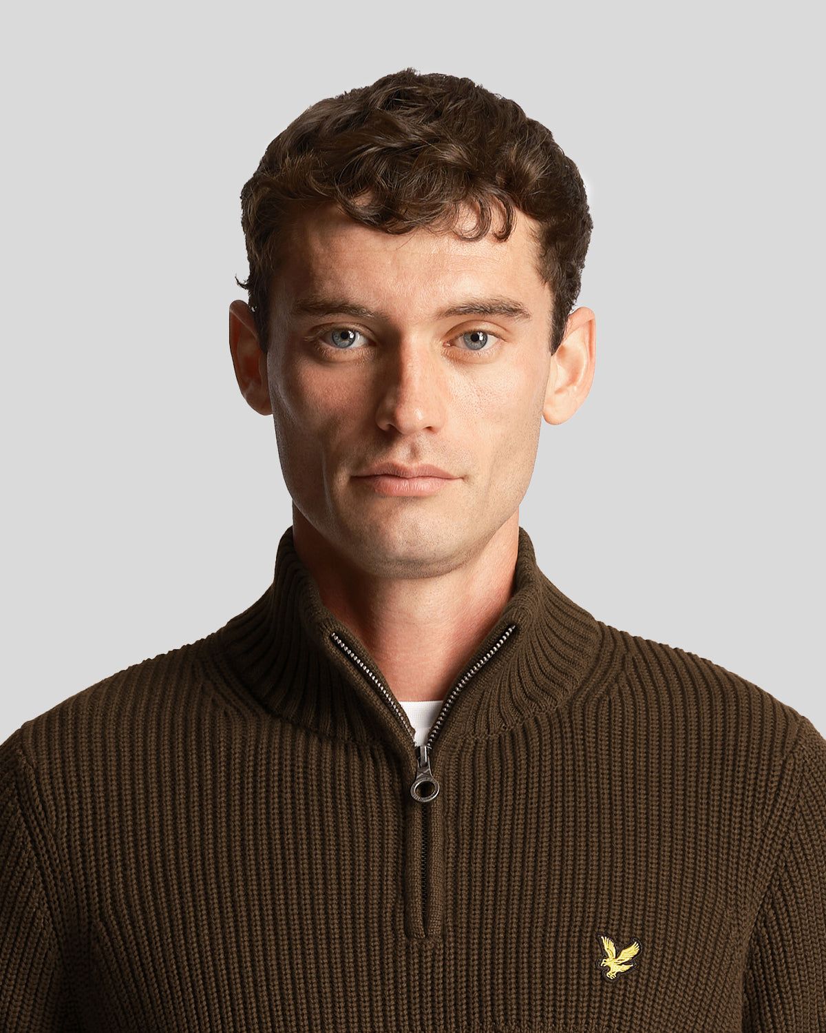 Cable Knit 1/4 Zip Jumper sold by Lyle & Scott product image thumbnail 4