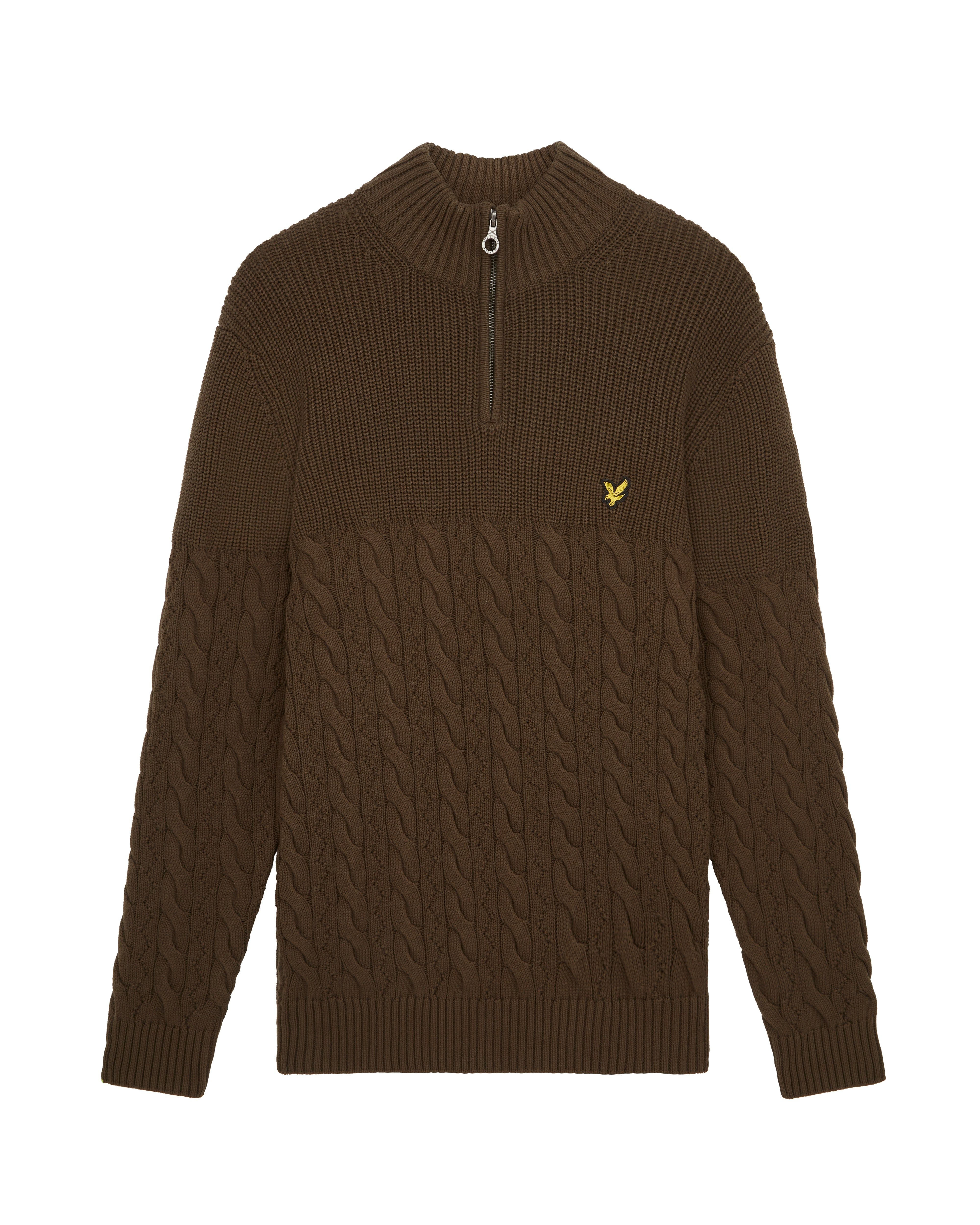 Cable Knit 1/4 Zip Jumper sold by Lyle & Scott product image thumbnail 5