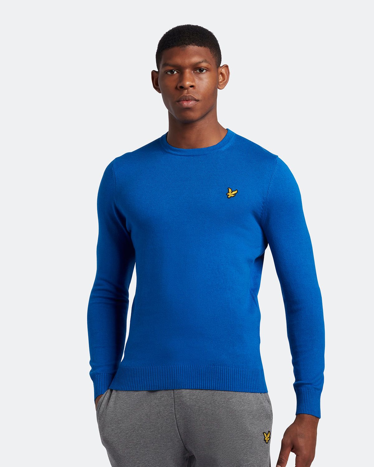 Cotton Merino Crew Neck Jumper sold by Lyle & Scott