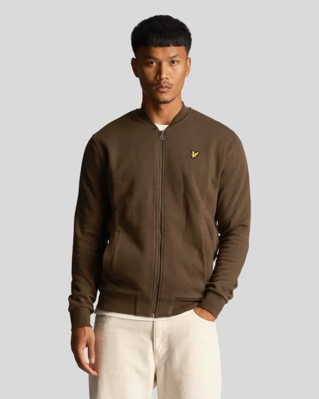 Jersey Bomber Jacket sold by Lyle & Scott