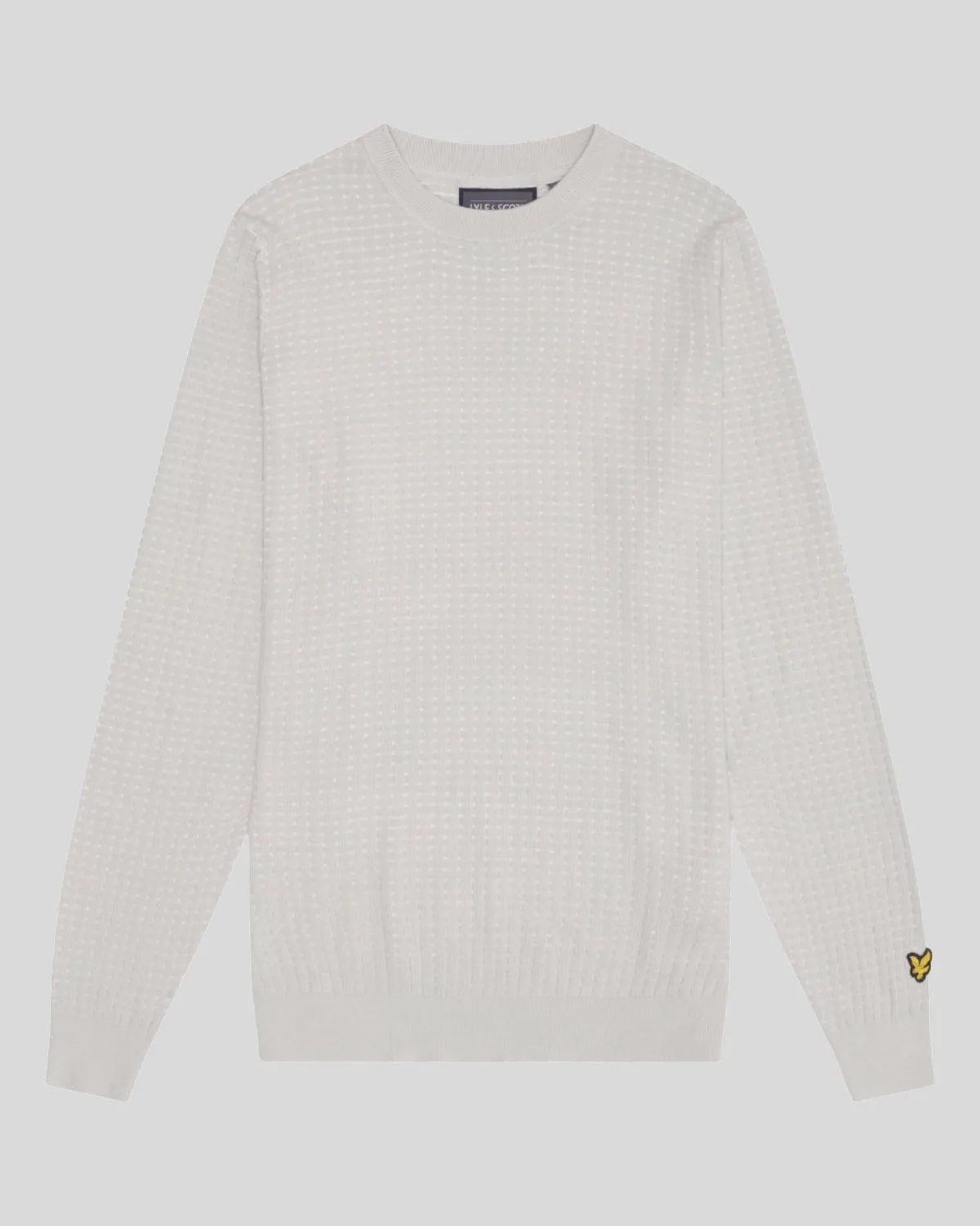 Golf Grid Crew Neck Jumper sold by Lyle & Scott product image thumbnail 5