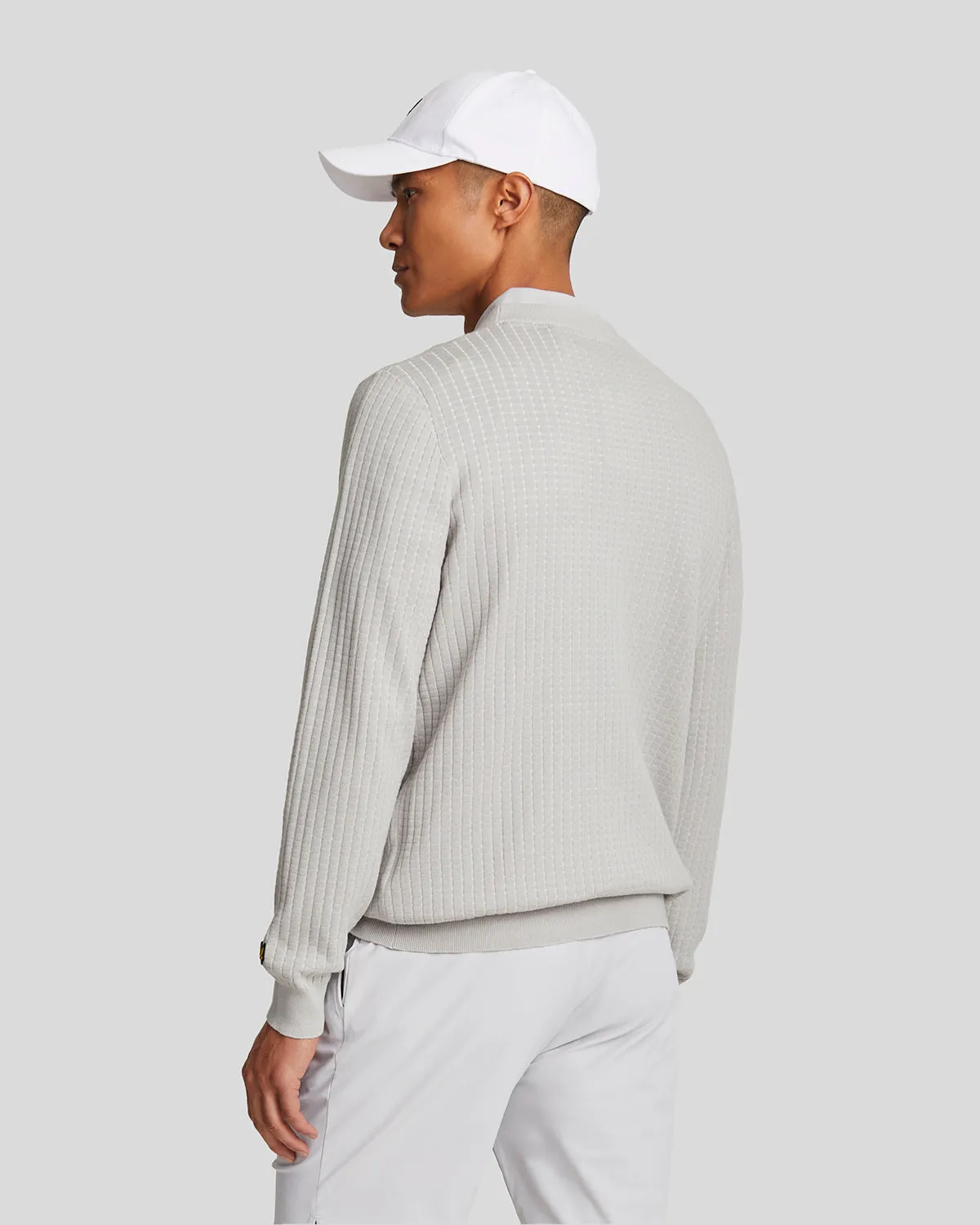 Golf Grid Crew Neck Jumper sold by Lyle & Scott product image thumbnail 3