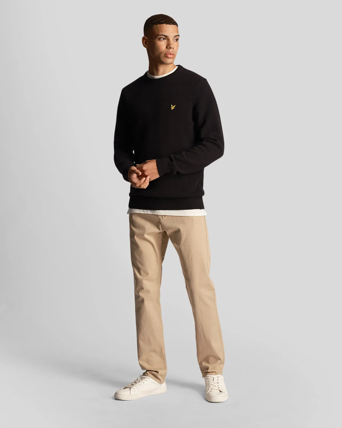 Crew Neck Lambswool Jumper sold by Lyle & Scott product image thumbnail 2