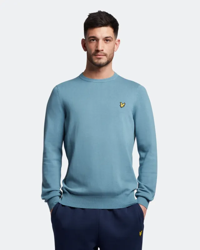 Cotton Crew Neck Jumper sold by Lyle & Scott