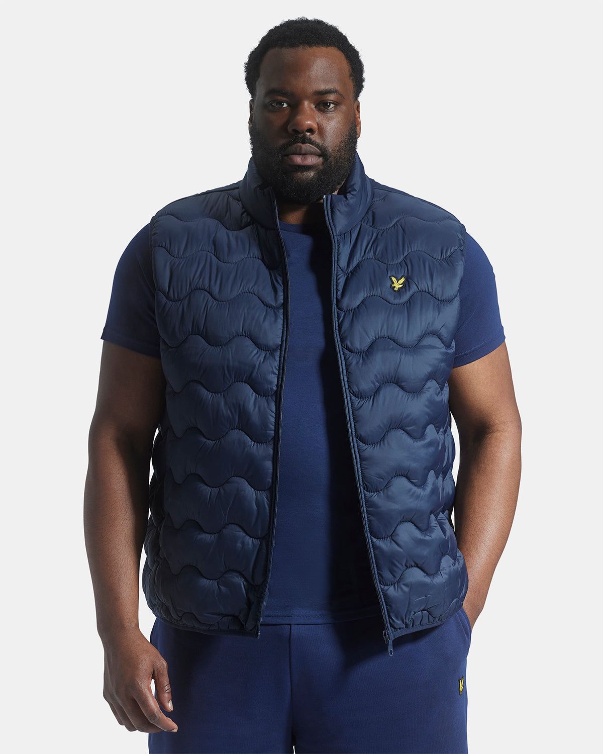 Crest Quilted Gilet Plus sold by Lyle & Scott