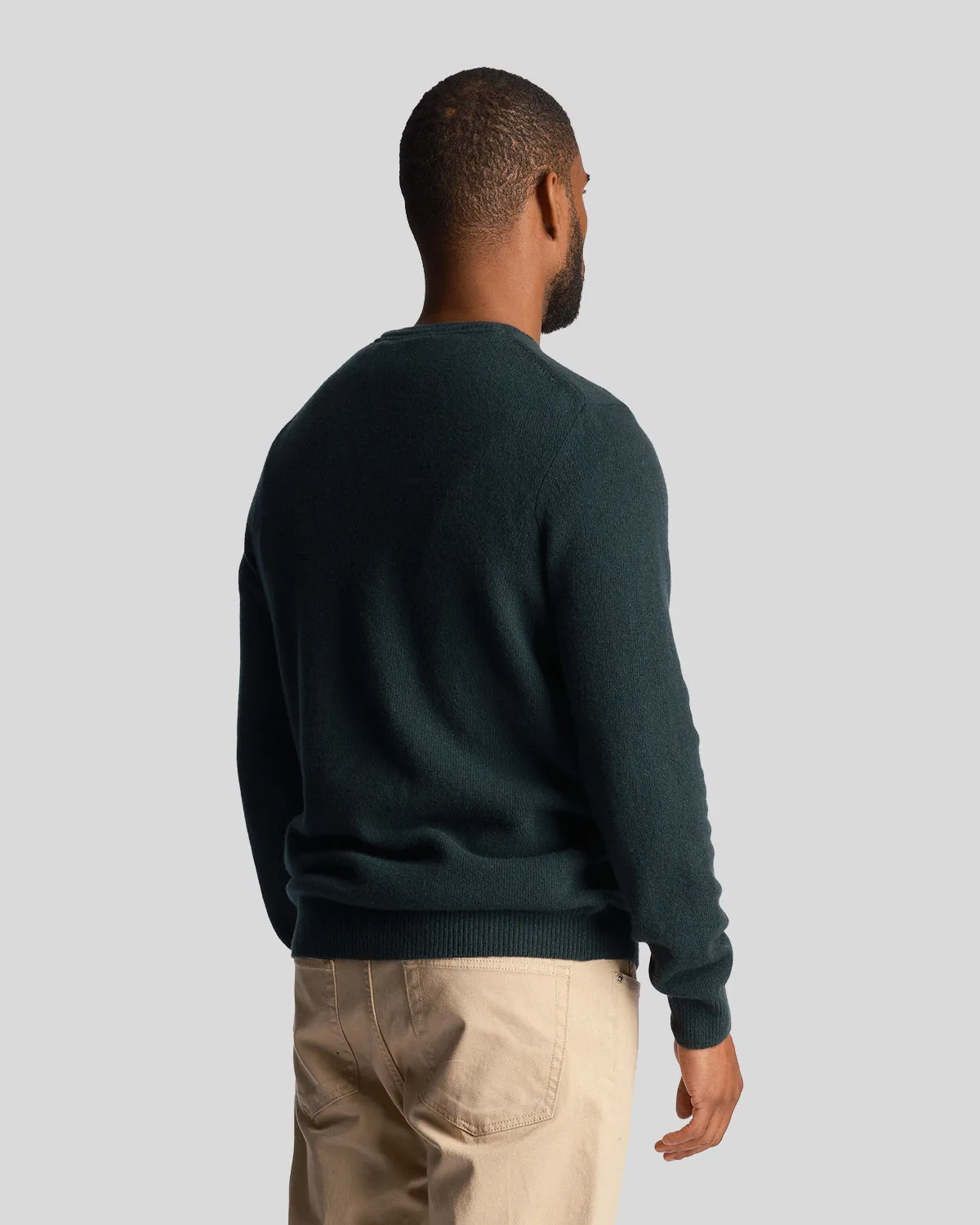 Crew Neck Lambswool Jumper sold by Lyle & Scott product image thumbnail 3