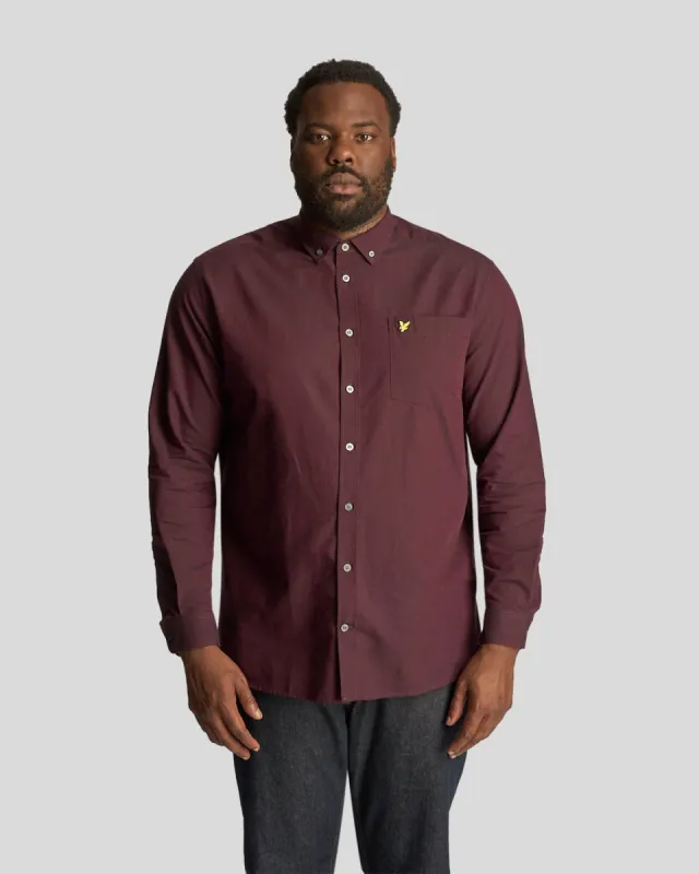 Light Weight Oxford Shirt Plus sold by Lyle & Scott