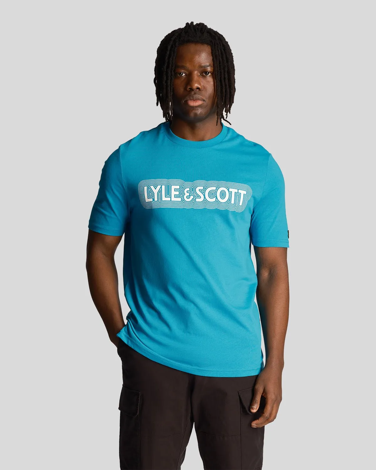 Vibrations Print T-Shirt sold by Lyle & Scott