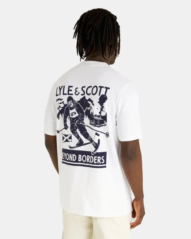 Skier Graphic T-Shirt sold by Lyle & Scott