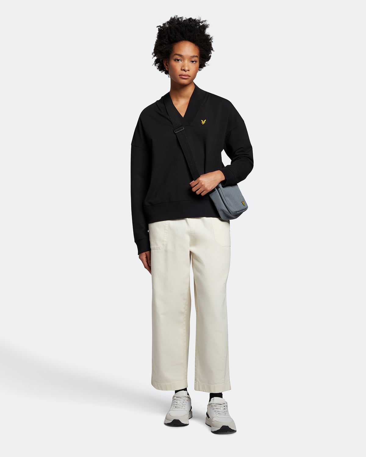 Womens Pigment Dye Henley Hoodie sold by Lyle & Scott product image thumbnail 2