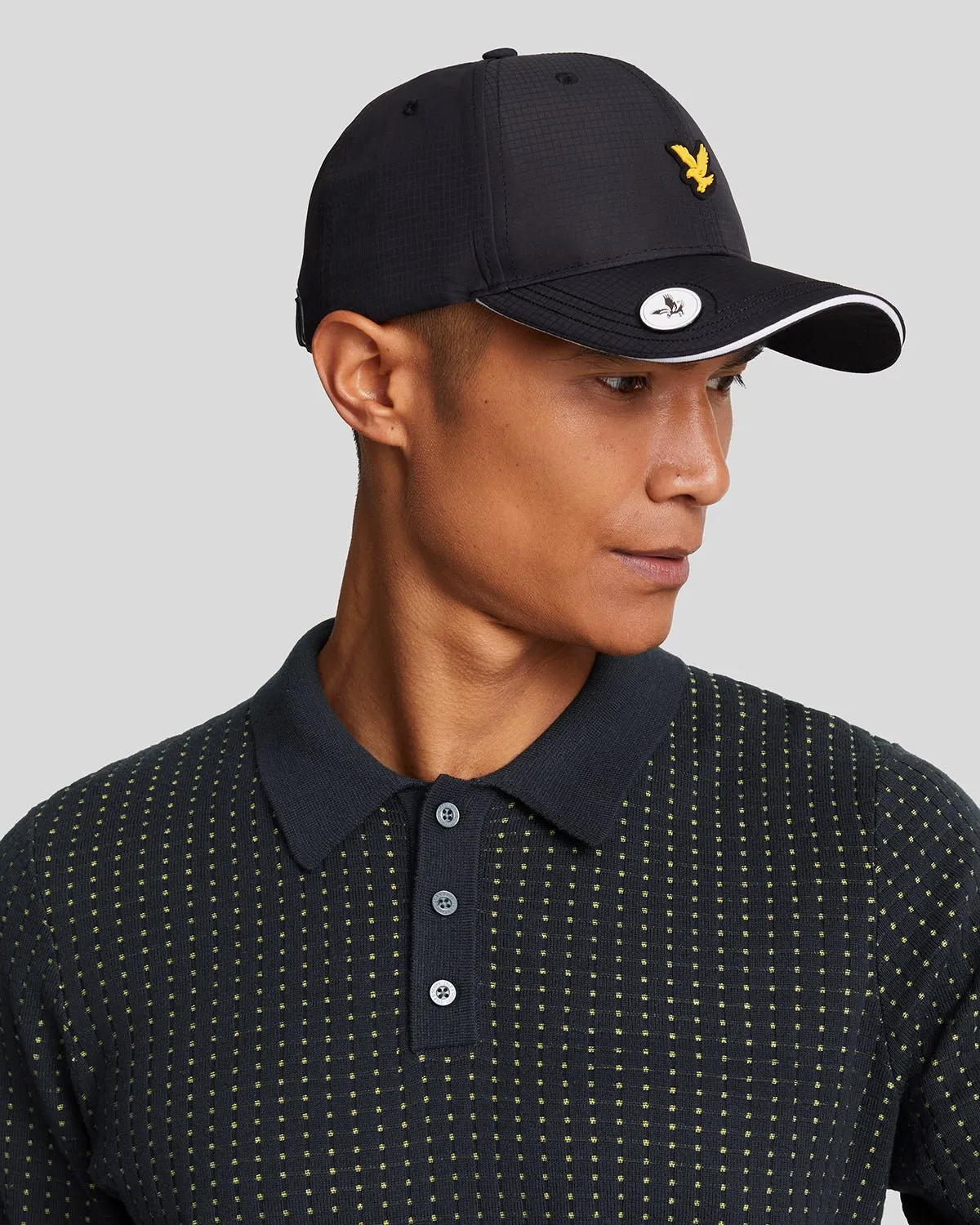 Golf Grid Knitted Polo Shirt sold by Lyle & Scott product image thumbnail 4