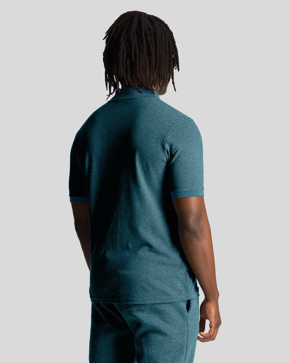 Marl Polo Shirt sold by Lyle & Scott product image thumbnail 3