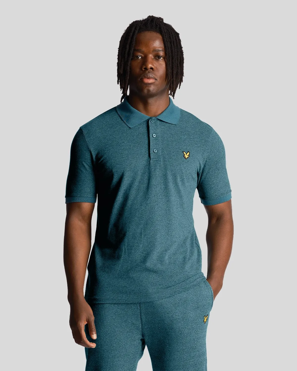 Marl Polo Shirt sold by Lyle & Scott