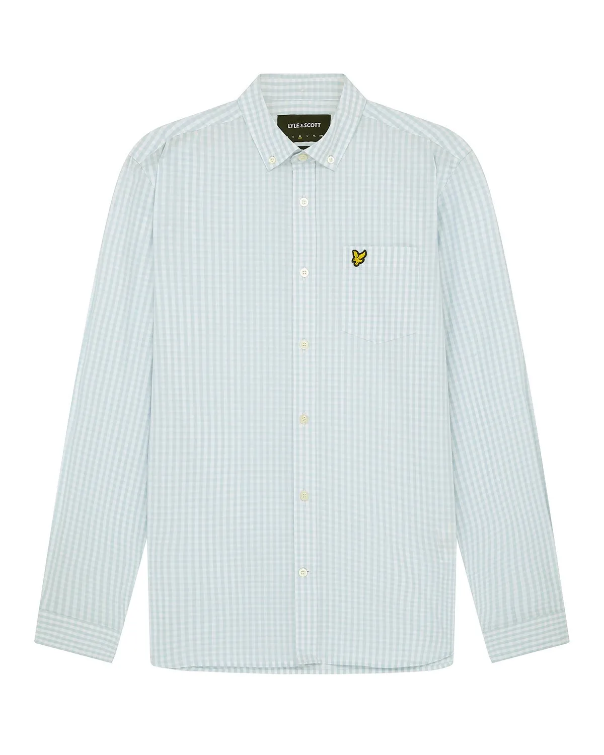 Long Sleeve Slim Fit Gingham Shirt sold by Lyle & Scott product image thumbnail 5