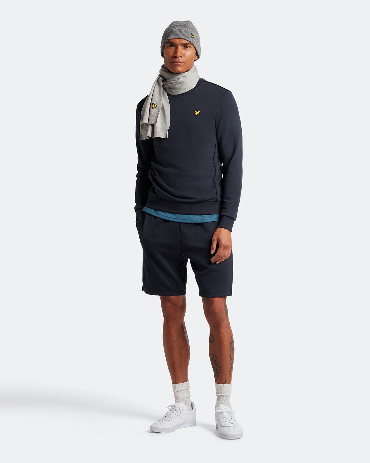 Sports Crew Neck Jumper with Contrast Piping sold by Lyle & Scott product image thumbnail 2
