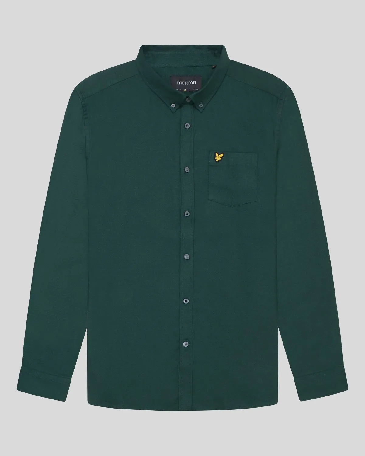 Plain Flannel Shirt sold by Lyle & Scott product image thumbnail 5