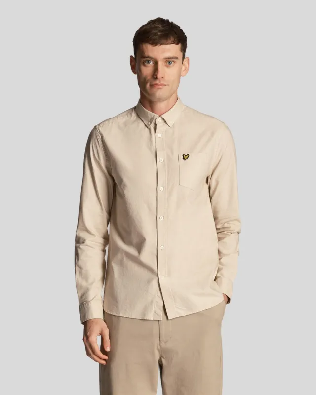 Light Weight Oxford Shirt sold by Lyle & Scott