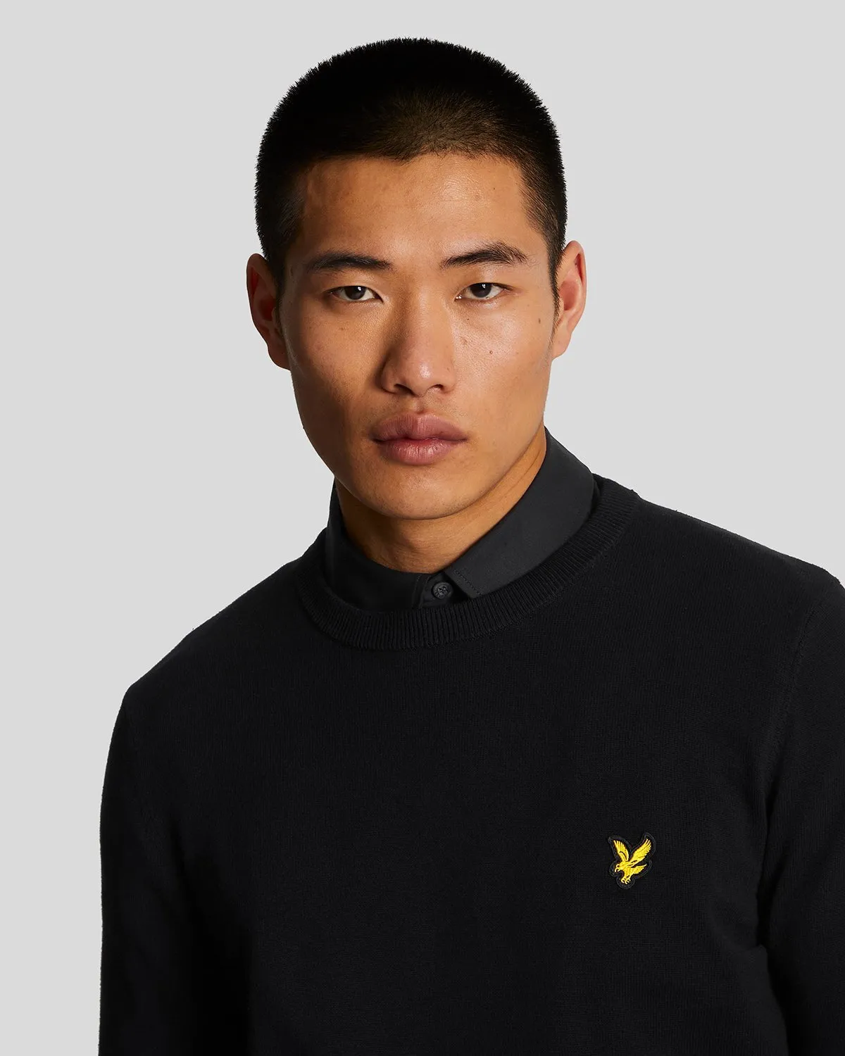 Cotton Crew Neck Jumper sold by Lyle & Scott product image thumbnail 4