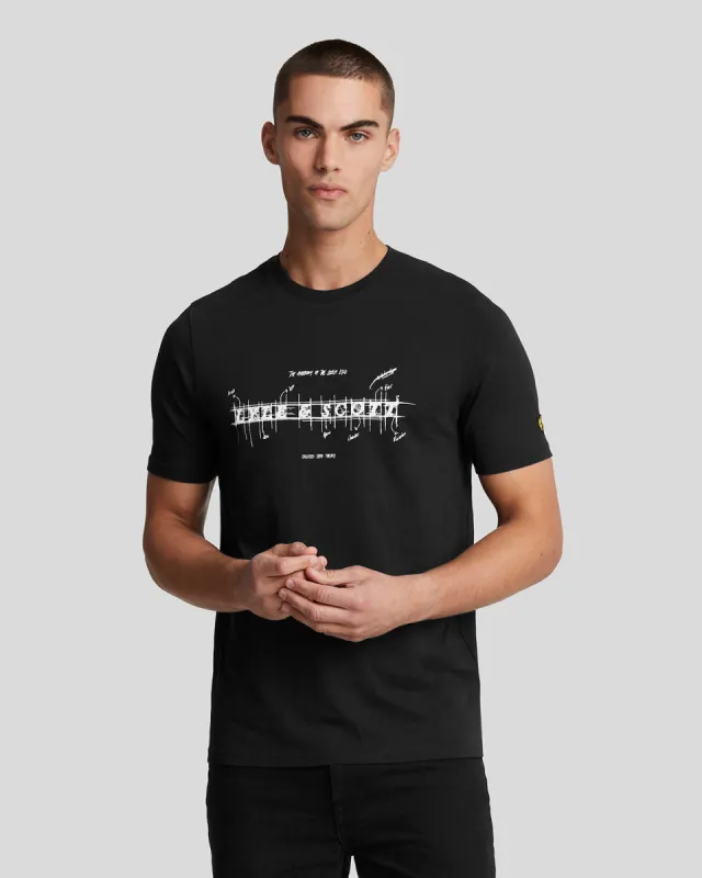 Anatomy Of Type Graphic T-Shirt sold by Lyle & Scott