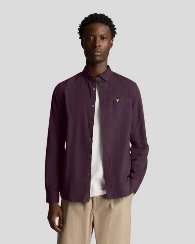 Light Weight Oxford Shirt sold by Lyle & Scott