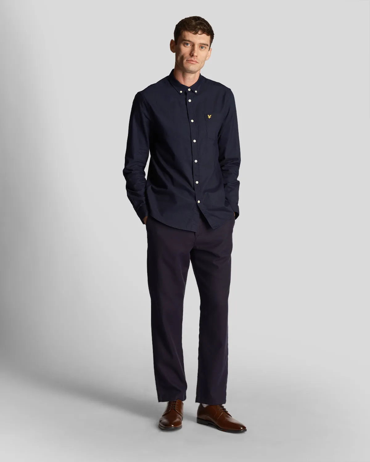 Light Weight Oxford Shirt sold by Lyle & Scott product image thumbnail 2