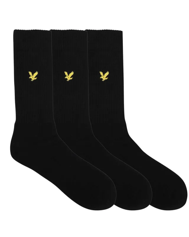 3 Pack Tubular  Socks made by Lyle & Scott