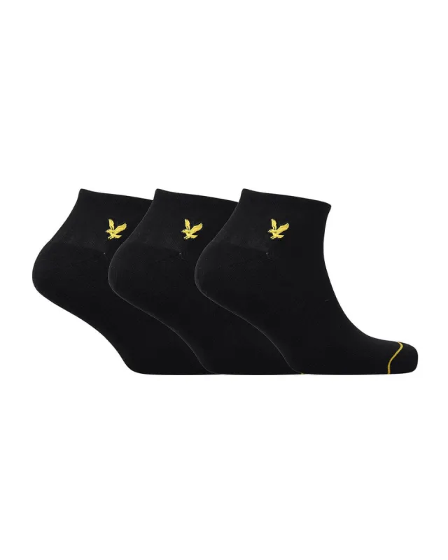 3 Pack Ankle Socks made by Lyle & Scott
